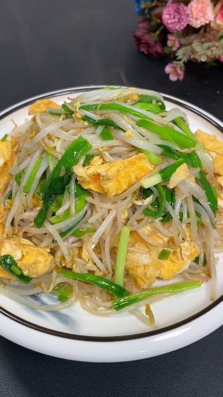 豆芽炒韭菜 #家常菜#     