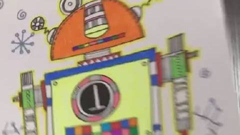 小班儿童创意画卡通画范画合集儿。