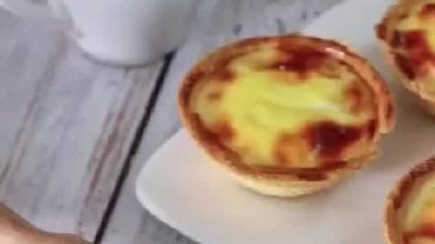 甜品控看过来,秒杀一切的蛋挞 ,爆浆流心芝士挞。