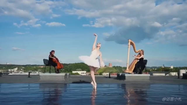 #用音乐说晚安# 大提琴/竖琴/芭蕾舞《圣桑:天鹅》???? 网友:好听的音乐????太能治愈人心了 