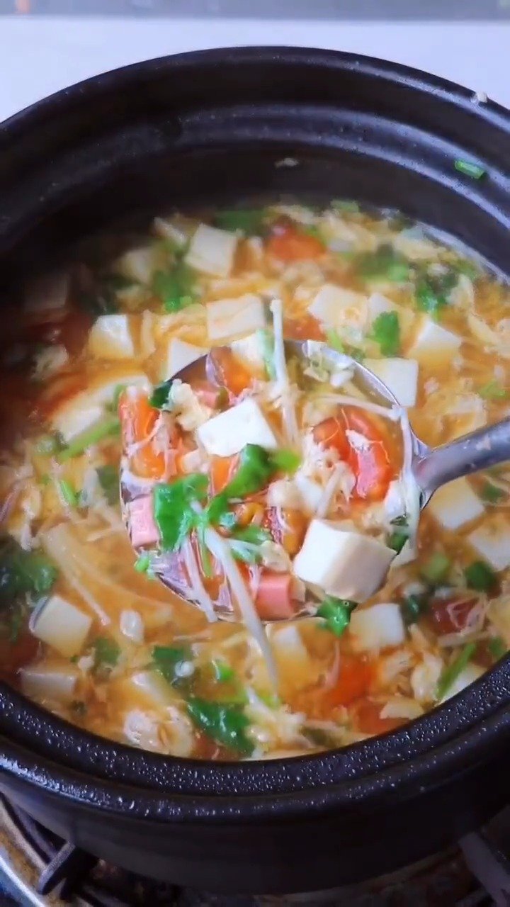 【精选美食做法】鲜到没朋友的三鲜汤,一次喝3碗,太好喝了     