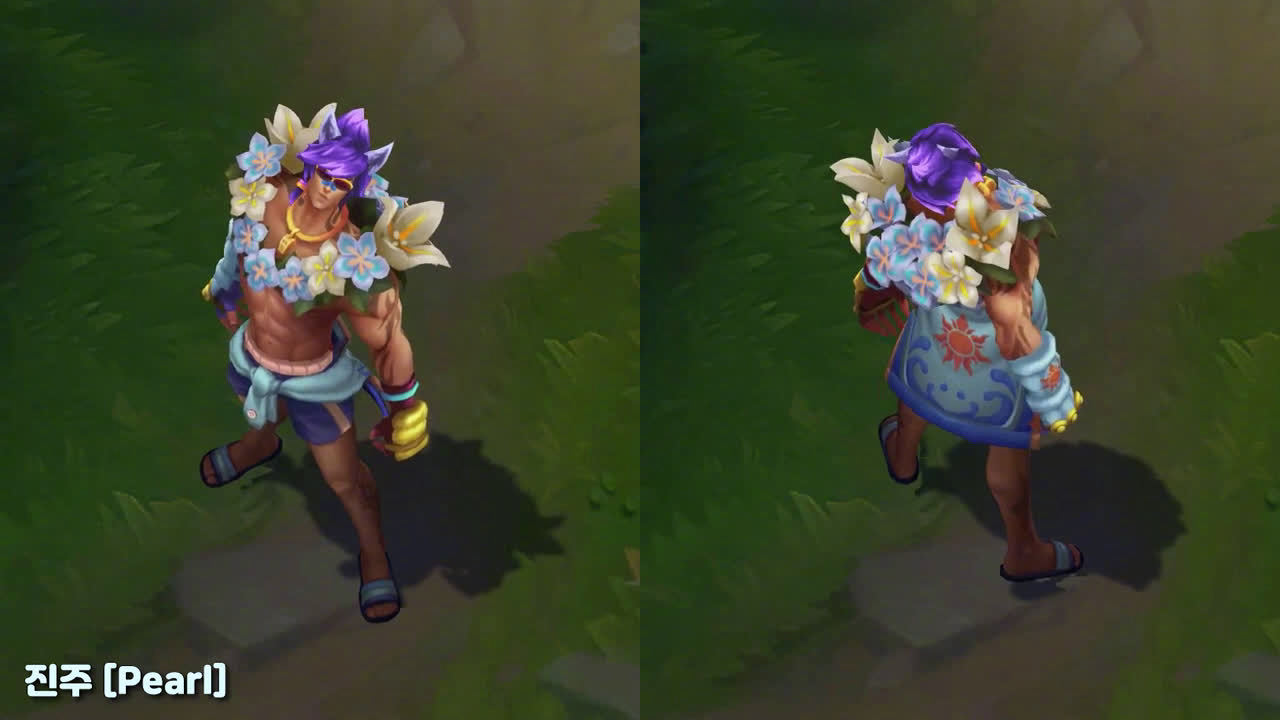 【泳池派对 瑟提炫彩预览】今年泳池派对就两个猛男皮肤,瑟提的炫彩预览!该内容来源于测试服,