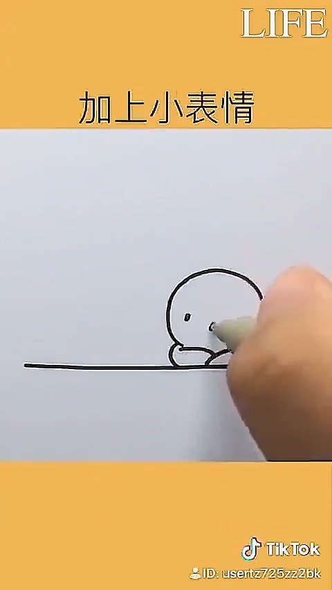超可爱的简笔画合集系列 一看就会,马住!!  