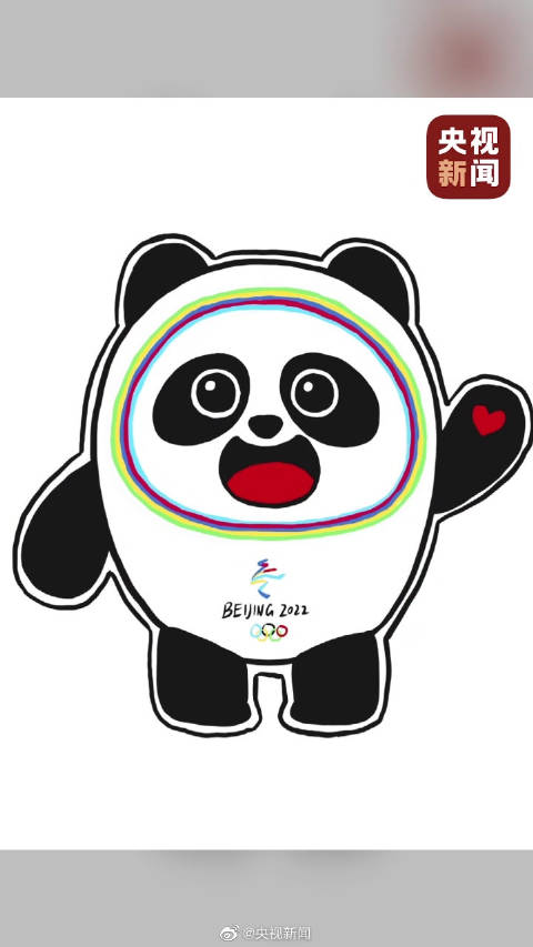 #早安# 【#3个鸡蛋法画出冰墩墩# 学起来】#如何画一只冰墩墩# 