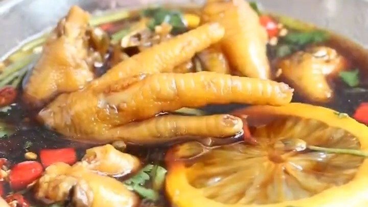 自制网红爆款柠檬鸡爪‼懒人必备追剧小零食酸辣爽口开胃的柠檬鸡爪,每次做上几斤,都不够朋友们
