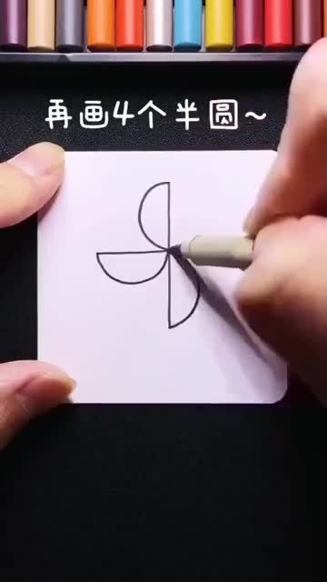 超可爱又超简单的简笔画,马住,没事可以试一下!        #我在百度修万物##知识红人