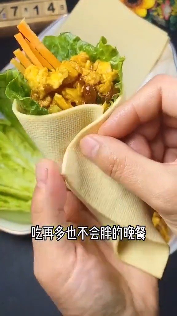 【精选美食做法】吃再多也不会胖的晚餐, 豆皮鸡蛋裹, 营养均衡, 低卡饱腹又美味~