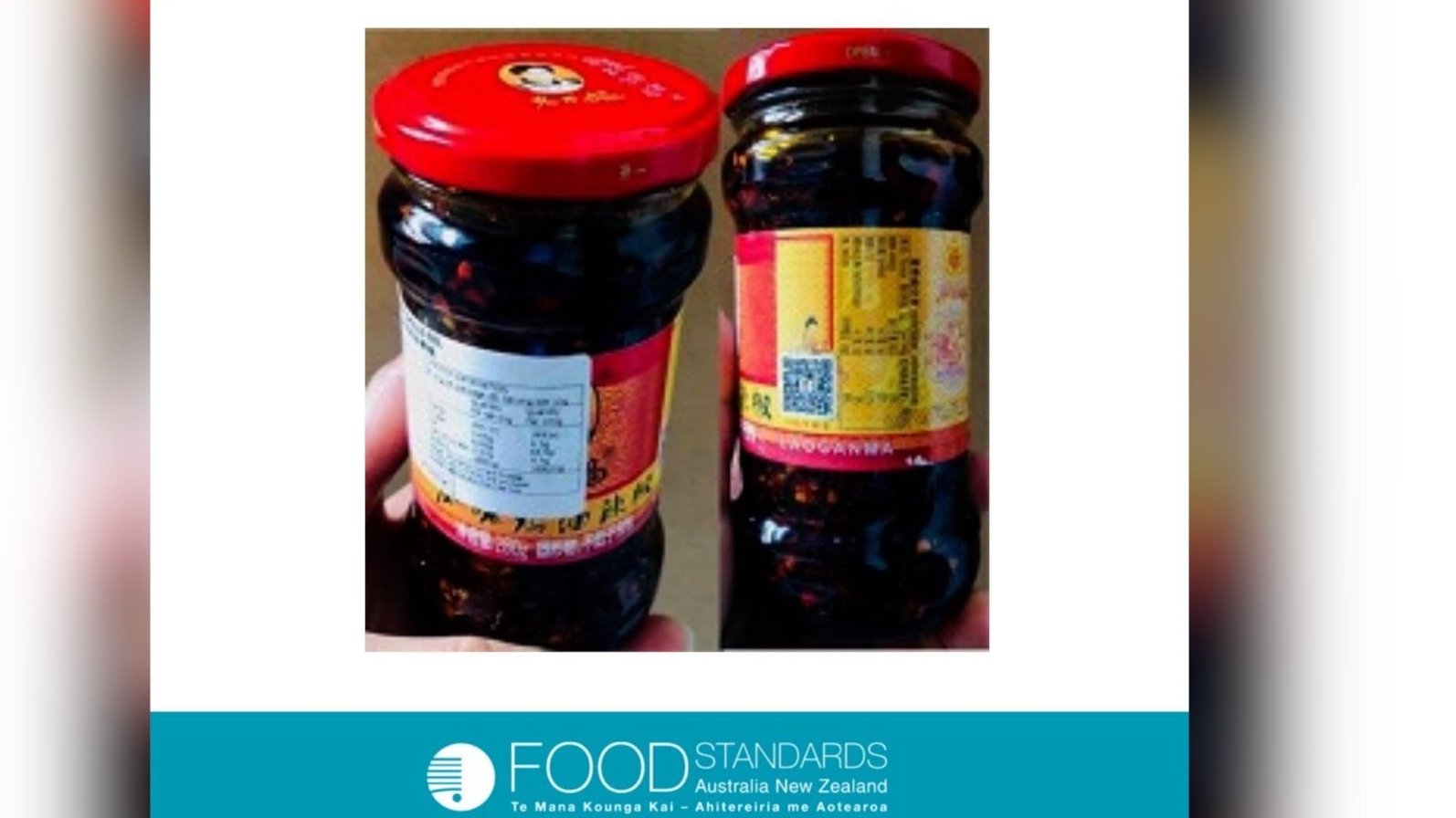 【老干妈辣酱因含碎骨在澳被召回,工作人员回应正在核查】10月16日,澳新食品标准局发布召回