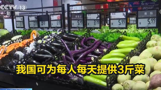 【不慌!我国可为每人每天提供3斤菜】农业农村部有关负责人表示,目前,北方地区蔬菜生产已基本