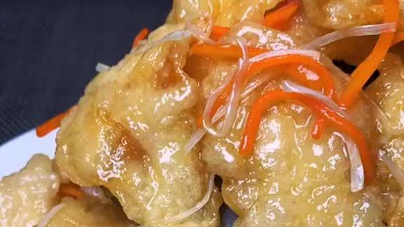 #晚上吃什么#【锅包肉】 喜欢吃锅包肉的,可以试试用鸡胸肉做哦,一样很好吃哦。