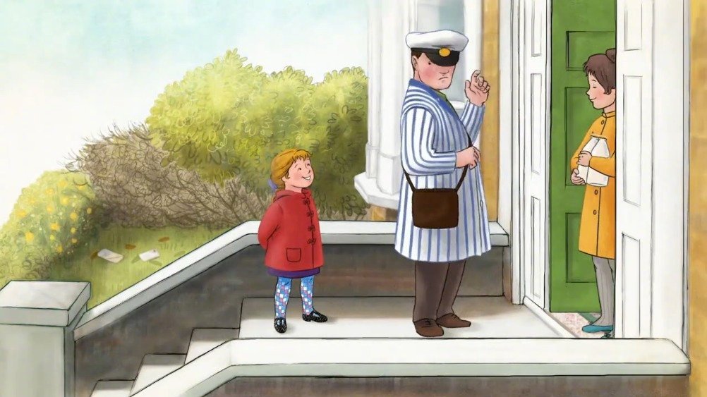 #重大放映室# 分享一支超级可爱治愈的动画:《老虎来喝下午茶》~ 短片改编自朱迪斯·克尔创