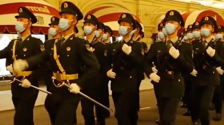 【排面!今天,中国第一门面担当亮相红场阅兵】时隔5年,中国人民解放军三军仪仗队将再次亮相红