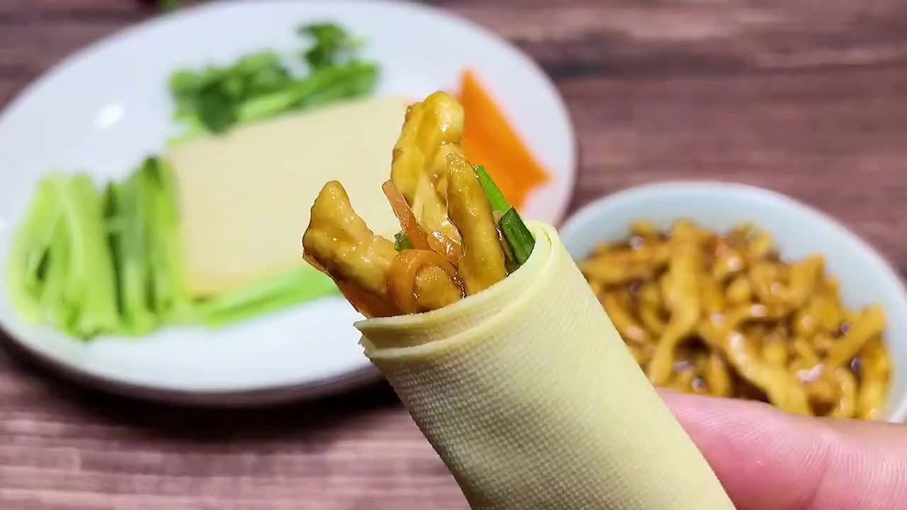 吃低热量的食物,还要吃的好,低脂京酱肉丝#美食真香现场##厨艺教程#