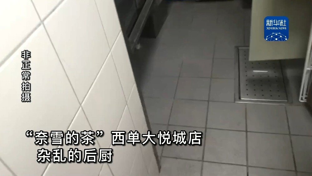 近日,记者“卧底”网红奶茶店“奈雪的茶”,发现其多家分店存在蟑螂乱爬、水果腐烂、抹布不洗、