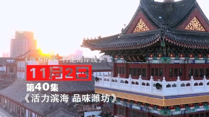 【《活力滨海 品味潍坊》】潍坊的节目中,摄制组首先来到位于滨海新区的潍坊国际风筝冲浪基地,