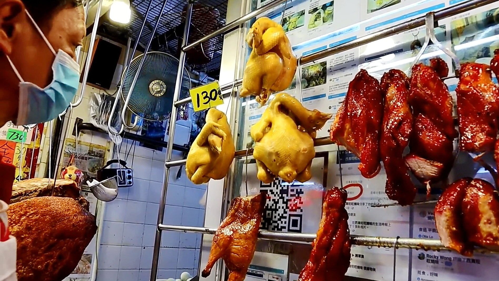 香港烧味饭,叉烧百搭,双拼烧肉和白切鸡。#香港美食#  