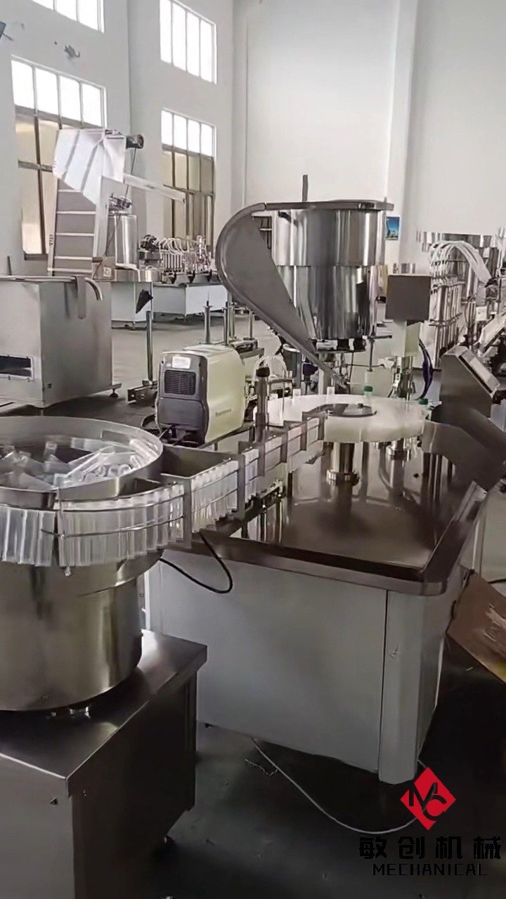 南宁定量灌装机液体灌装机南宁敏创食品包装机定制小装量灌装设备 全自动2ml-3ml采样管灌