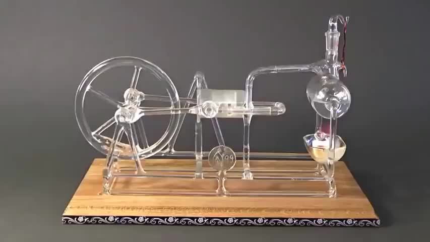 蒸汽发动机的原理是什么?透明模型看得明明白白